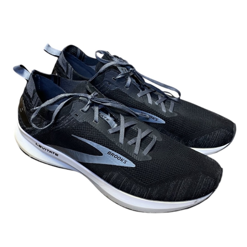 Brooks Levitate 4 Mens Size 14 Shoes Black Running Athletic Sneakers 1103451D012 - Picture 1 of 9